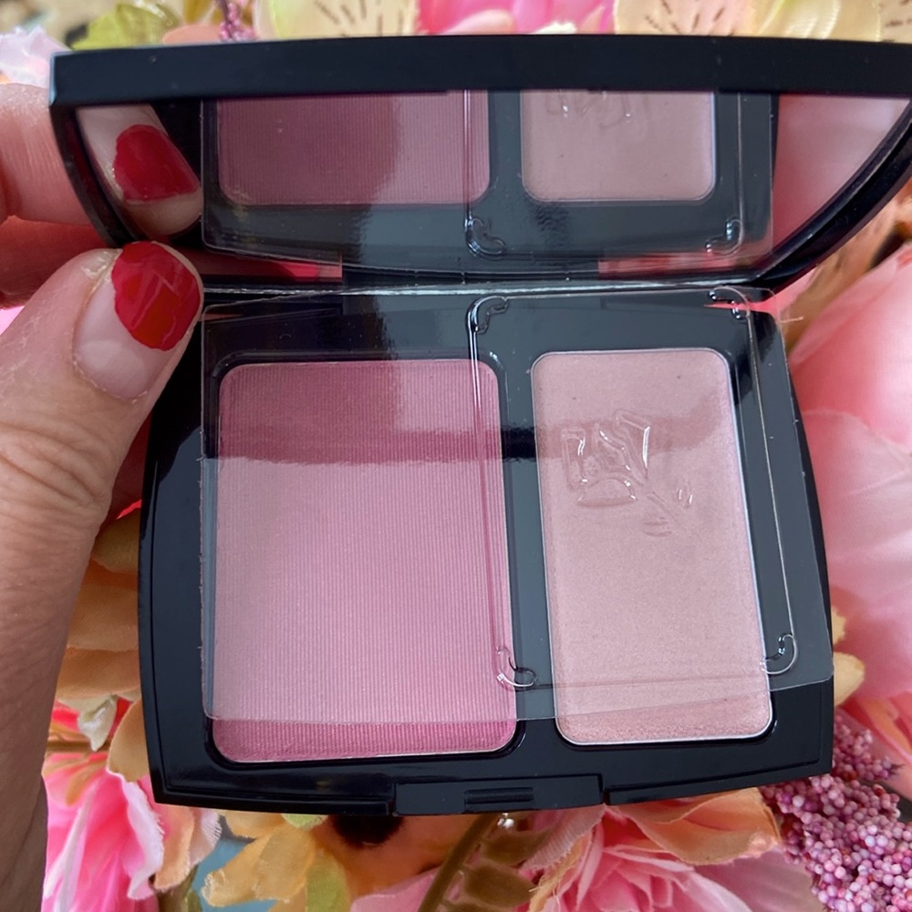 🆕 Lancôme powder blush & cream highlighter duo in shade pink chic
